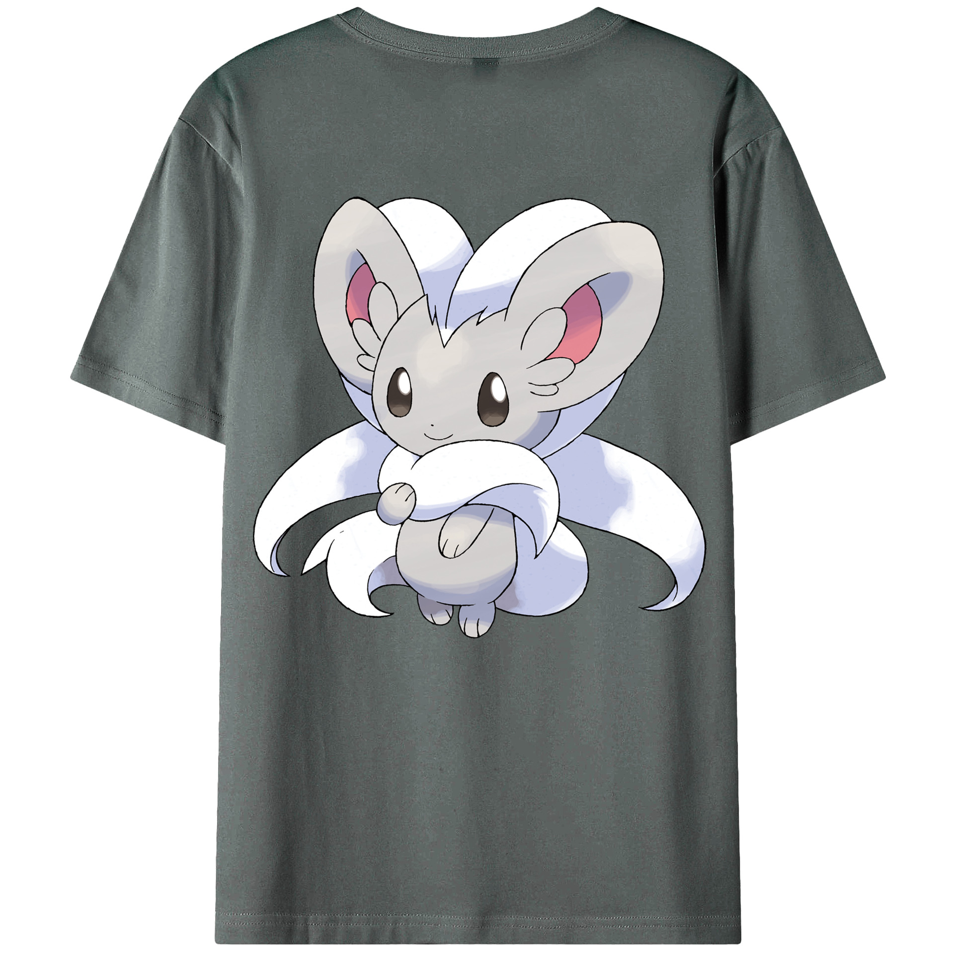 （画像用） ポケットモンスター Pokémon 綿100％ メンズ半袖Tシャツ（バックプリント） 通気性